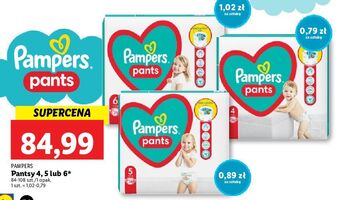 Lidl Pieluszki dla dzieci 4 pampers pants oferta