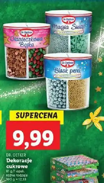 Lidl Posypka ciasteczkowa bajka dr. oetker oferta