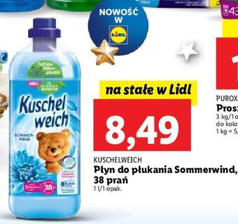Lidl Płyn do płukania sommerwind kuschelweich oferta