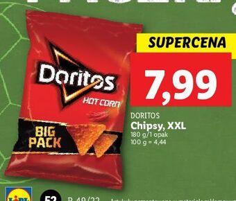 Lidl Chipsy hot corn doritos oferta