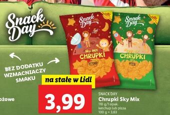 Lidl Chrupki sky mix ketchup snack day oferta
