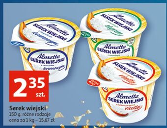 Auchan Serek wiejski z twrożkiem kremowym hochland almette oferta