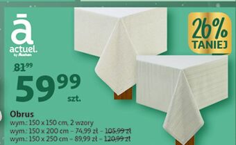 Auchan Obrus 150 x 200 cm actuel oferta