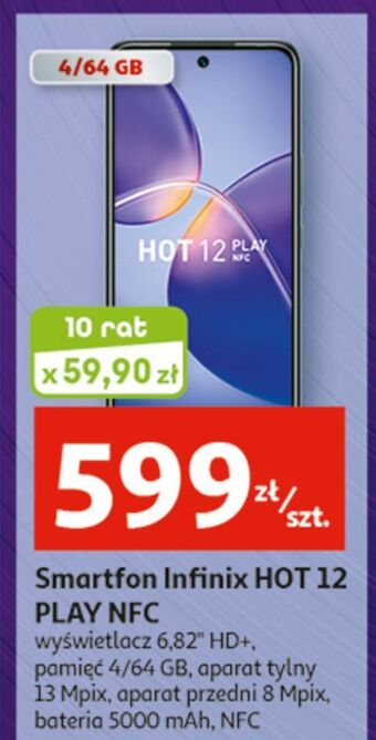 Auchan Smartfon hot 12i infinix oferta