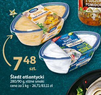 Auchan Śledź atlantycki w sosie śmietanowym lisner oferta