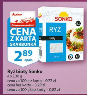 Auchan Ryż biały długi sonko oferta