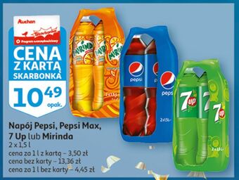 Auchan Napój orange mirinda oferta