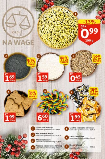 Auchan Słonecznik łuskany oferta