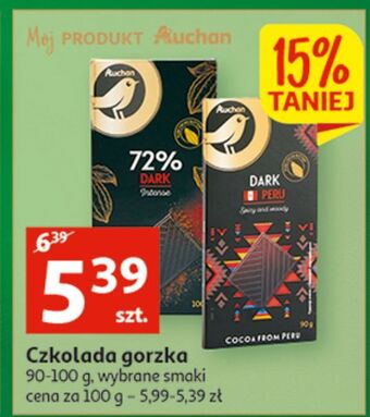 Auchan Czekolada gorzka peru auchan oferta