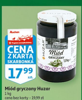 Auchan Miód gryczany huzar oferta