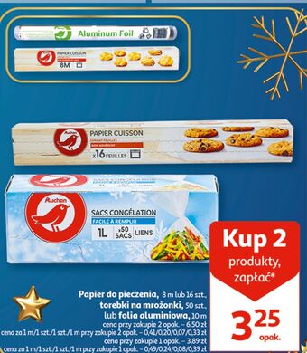 Auchan Folia aluminiowa 10 m auchan oferta