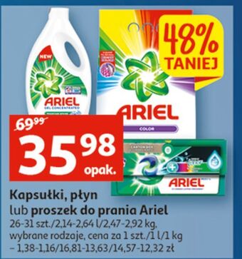 Auchan Kapsułki do prania revita black ariel all in 1 oferta