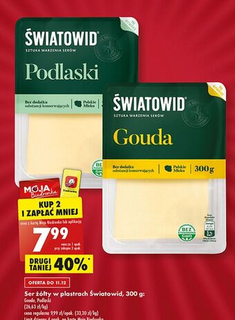 Biedronka Ser gouda światowid oferta