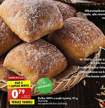 Biedronka Bułka żytnia oferta