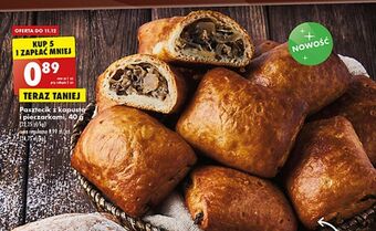 Biedronka Pasztecik z kapustą i pieczarkami oferta