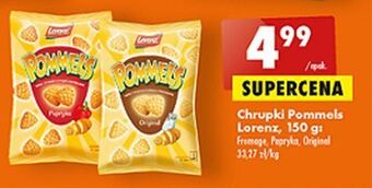Biedronka Chrupki papryka lorenz pommels oferta