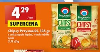 Biedronka Chipsy papryka łagodna przysnacki oferta
