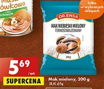 Biedronka Mak niebieski dr. ensa oferta