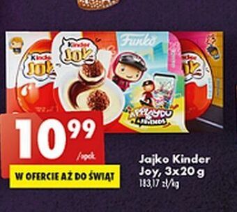 Biedronka Jajko z niespodzianką kinder joy oferta