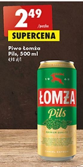 Biedronka Piwo łomża pils oferta