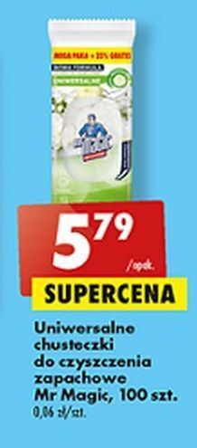 Biedronka Ściereczki uniwersalne jaśminowe mr magic oferta