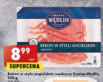 Biedronka Bekon w stylu angielskim wędzony kraina wędlin oferta