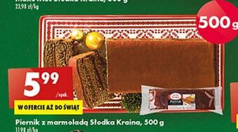 Biedronka Piernik z marmoladą słodka kraina oferta