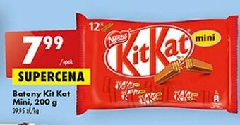 Biedronka Batoniki kitkat mini oferta
