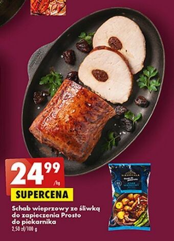 Biedronka Schab wieprzowy ze śliwką biedronka prosto do piekarnika oferta