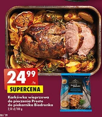 Biedronka Karkówka wieprzowa biedronka prosto do piekarnika oferta