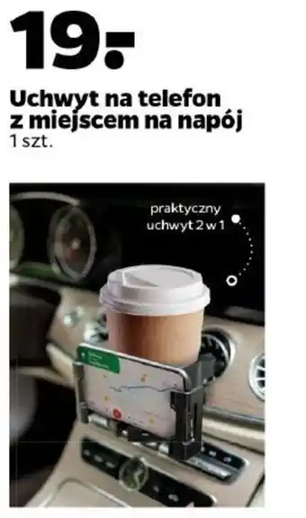 Netto Uchwyt na telefon z miejscem na napój oferta
