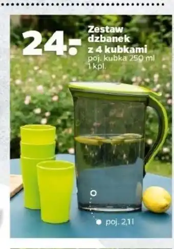 Netto Zestaw dzbanek z 4 kubkami oferta