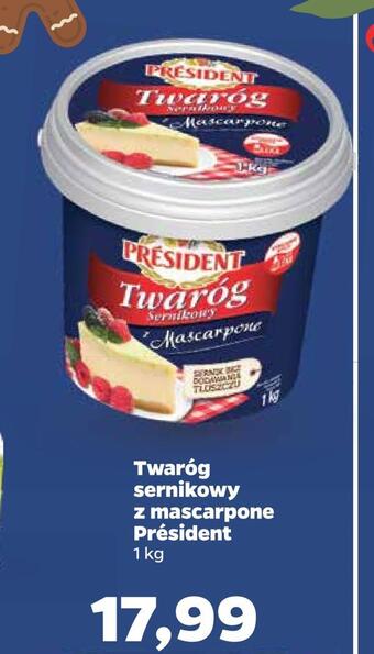 Netto Twaróg sernikowy z mascarpone président oferta