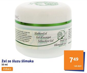 Action Żel ze śluzu ślimaka 50ml oferta