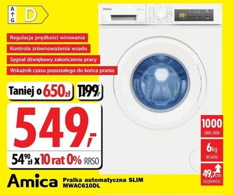 Media Expert Pralka amica oferta