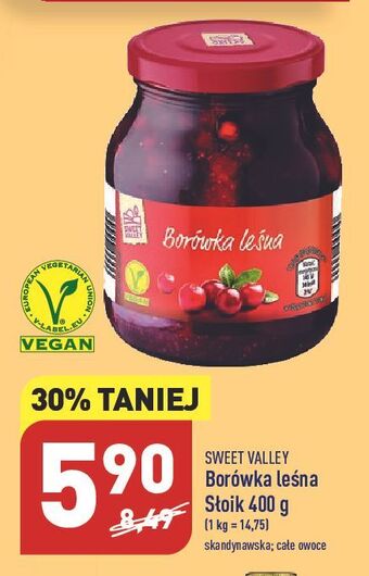ALDI Borówka leśna sweet valley oferta