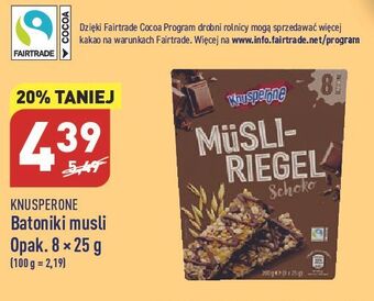 ALDI Batoniki musli knusperone oferta