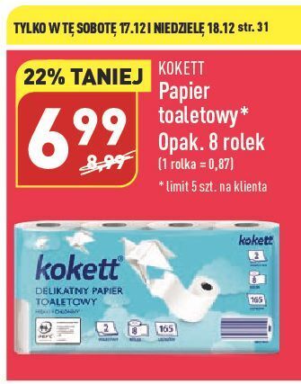ALDI Papier toaletowy kokett oferta