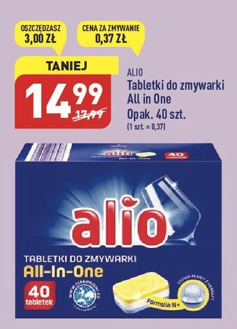 ALDI Tabletki do zmywarki all in one alio oferta