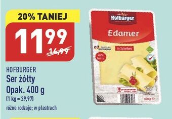 ALDI Ser edamer hofburger oferta