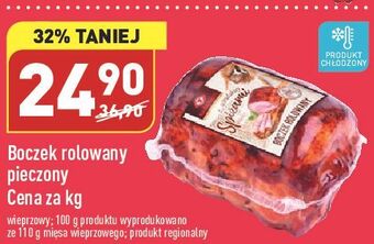 ALDI Boczek rolowany pieczony kabanos oferta