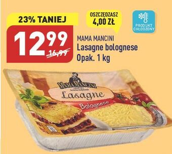 ALDI Lasagne bolognese mama mancini oferta
