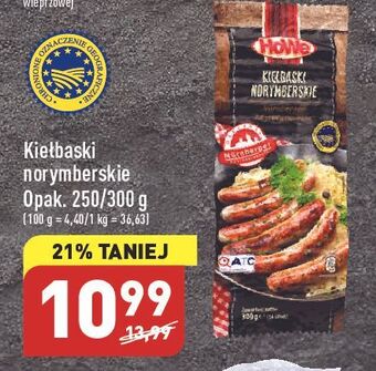 ALDI Kiełbaski norymberskie klasyczne howe oferta