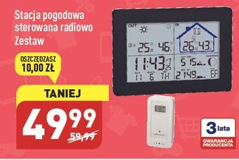 ALDI Stacja pogodowa sterowana radiowo oferta