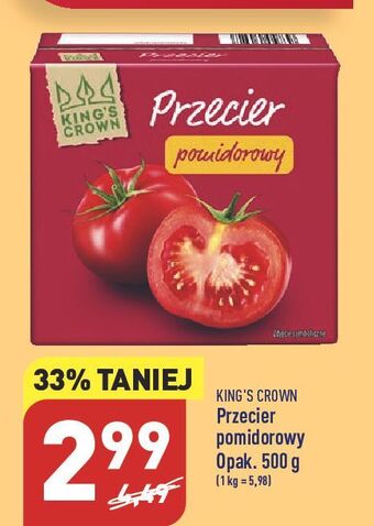 ALDI Przecier pomidorowy king's crown (aldi) oferta