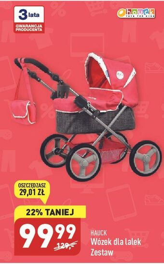 ALDI Wózek dla lalek składany hauck oferta