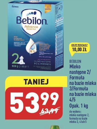 ALDI Mleko 4 bebilon advance oferta