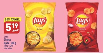 ALDI Chipsy paprykowe lay's oferta