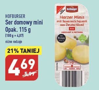 ALDI Ser domowy mini żółty hofburger oferta