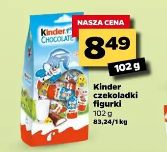 Netto Kinder czekoladki figurki 102g oferta